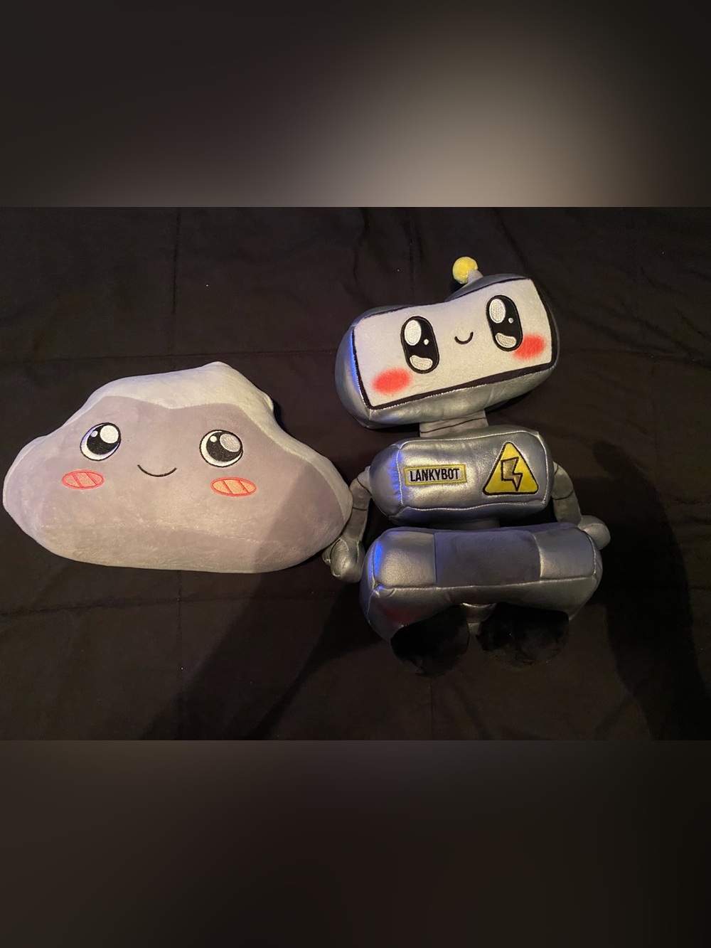 Lankybox Robot and Rocky Plushies
